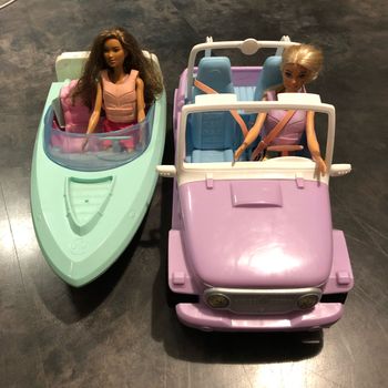 Barbie bateau et buggy