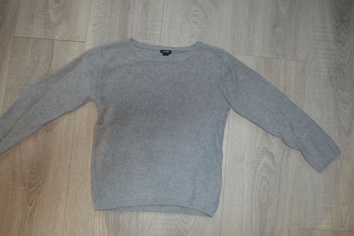 Pull gris Kiabi 8 ans