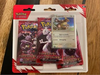 Tripack Pokémon Rivalités Destinées EV10 Kangourex FR Neuf