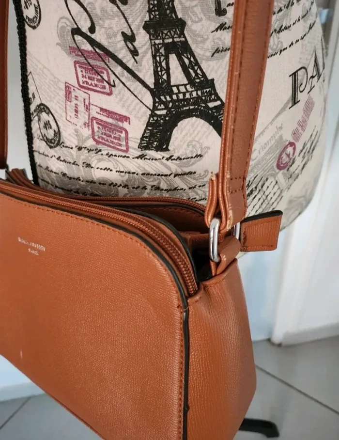 Joli sac Gallantry Paris camel – pratique et élégant - photo numéro 4