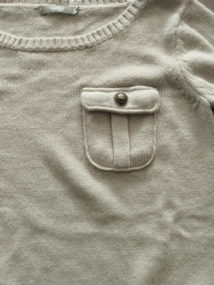 Pull beige - photo numéro 2
