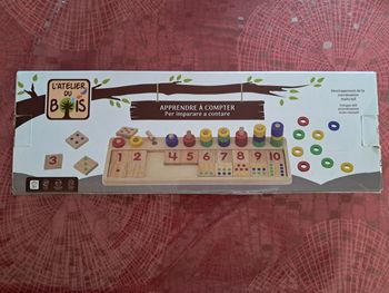Jeu en bois apprendre à compter