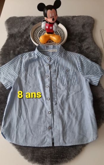 Chemise 8 ans bleu