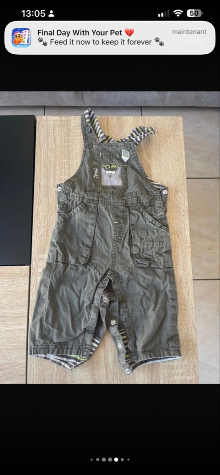 Lot 3 salopettes 9 mois garçon - photo numéro 5