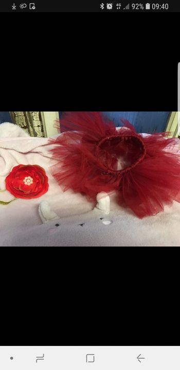 Jupe naissance pour photo 48/50 cm