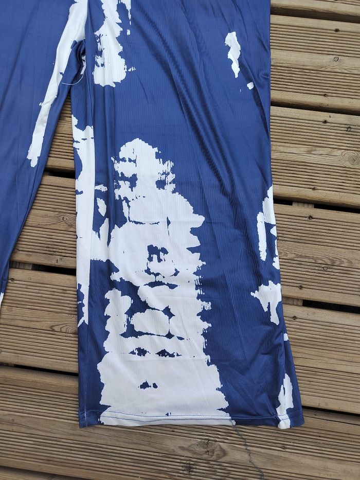 🌊 Combinaison Tie-Dye Bleu Marine & Blanc – Taille 40/42  – Shein – Neuve - photo numéro 3