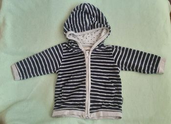 Gilet zippé fille 9mois