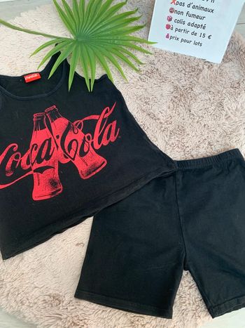 Ensemble debardeur + cycliste