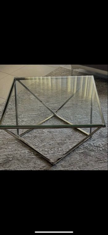 Table basse diamant