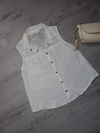 Chemise sans manche fille 10 ans