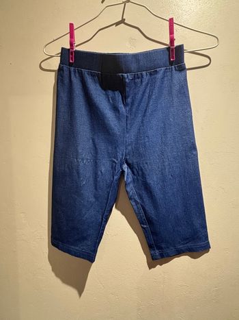 Short cycliste effet jean taille XS