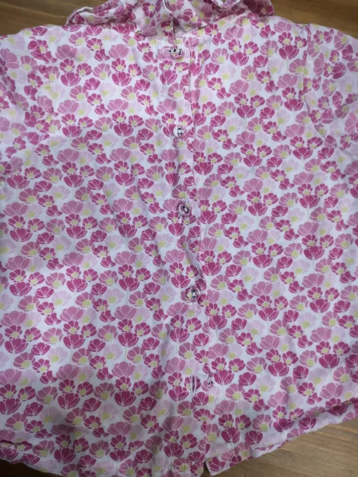 Blouse fleurie 12 mois - photo numéro 2