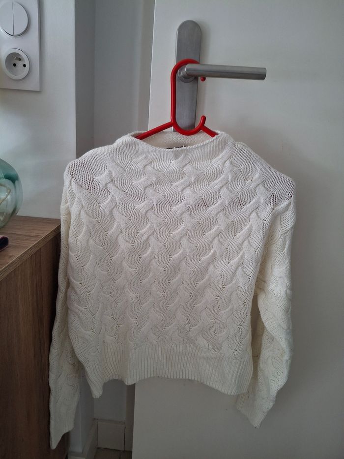 Pull blanc Jennyfer