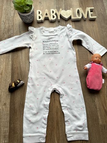 - Pyjama Gemo - 24 mois - Bon état, petite tache