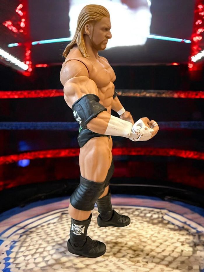 Figurine Articulée WWE Triple H Elite 7 Mattel Wrestling 2010 - photo numéro 4