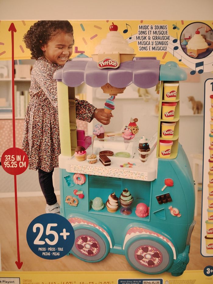 Camion de glace Play-Doh neuf – Pâte à modeler + accessoires – Super jeu créatif ! - photo numéro 2