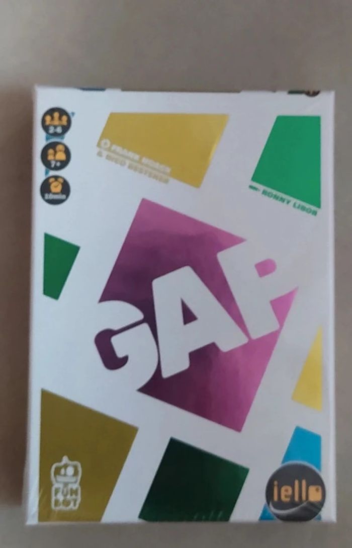 Gap - jeu de société sous emballage