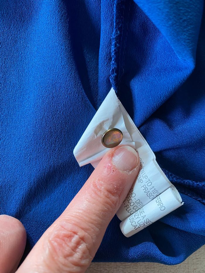 Blouse Zara bleu roi taille 36 - photo numéro 16