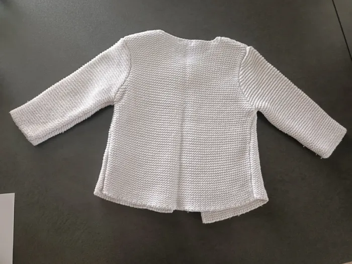 Gilet en point mousse - photo numéro 3