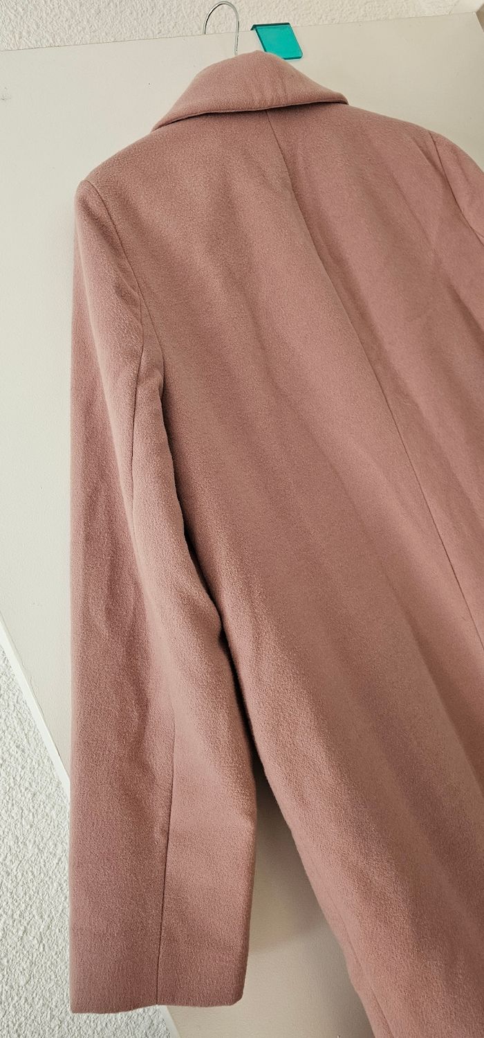 Manteau doublé  bois de rose Camaïeu 44 - photo numéro 6