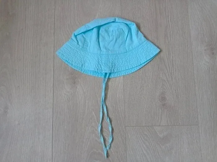 Chapeau bleu avec lanières Kimbaloo - photo numéro 2