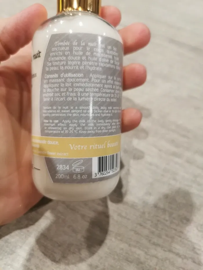 Lait corps tombée de la nuit madame marchand - photo numéro 5