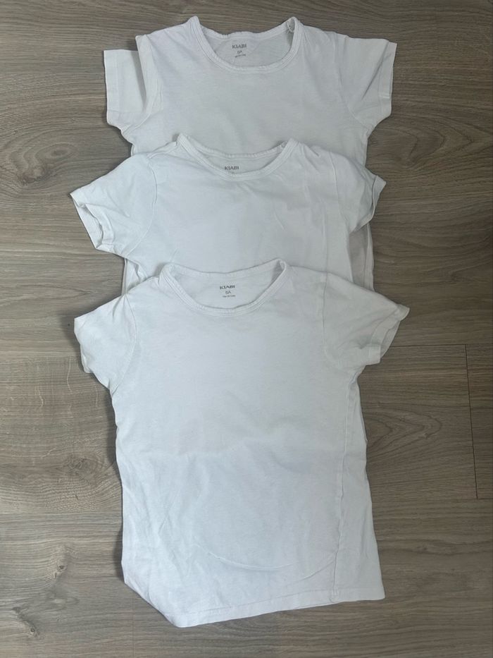 Lot de maillot de corps manches courtes