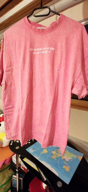 T-shirt manches courtes rose