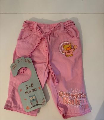 Pantalon bébé fille 3-6 mois