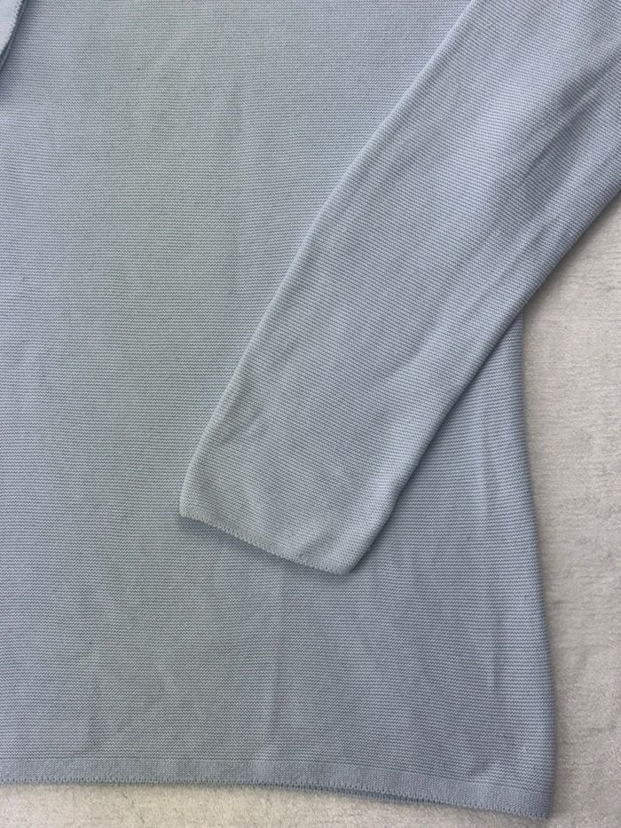 Pull / sweat Tommy Hilfiger femme col V manches longues bleu clair taille M excellent état #02025 - photo numéro 8