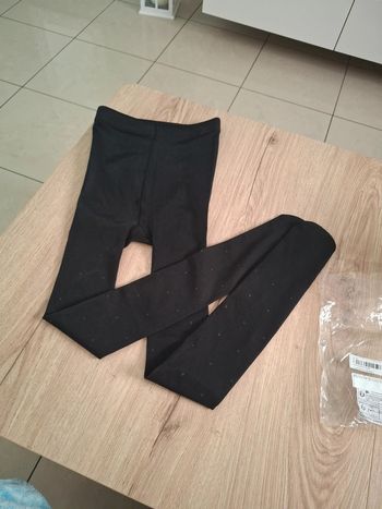 Collant mi saison noir avec point neuf