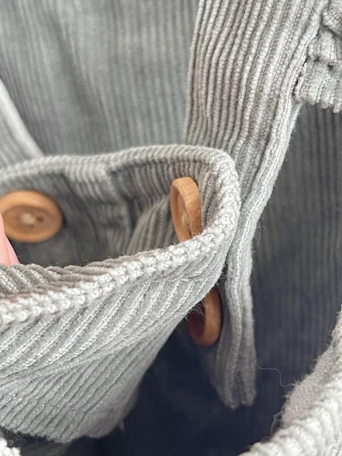 Salopette en velours côtelé vert bout’chou de Monoprix pour bébé fille taille 6 mois - photo numéro 6