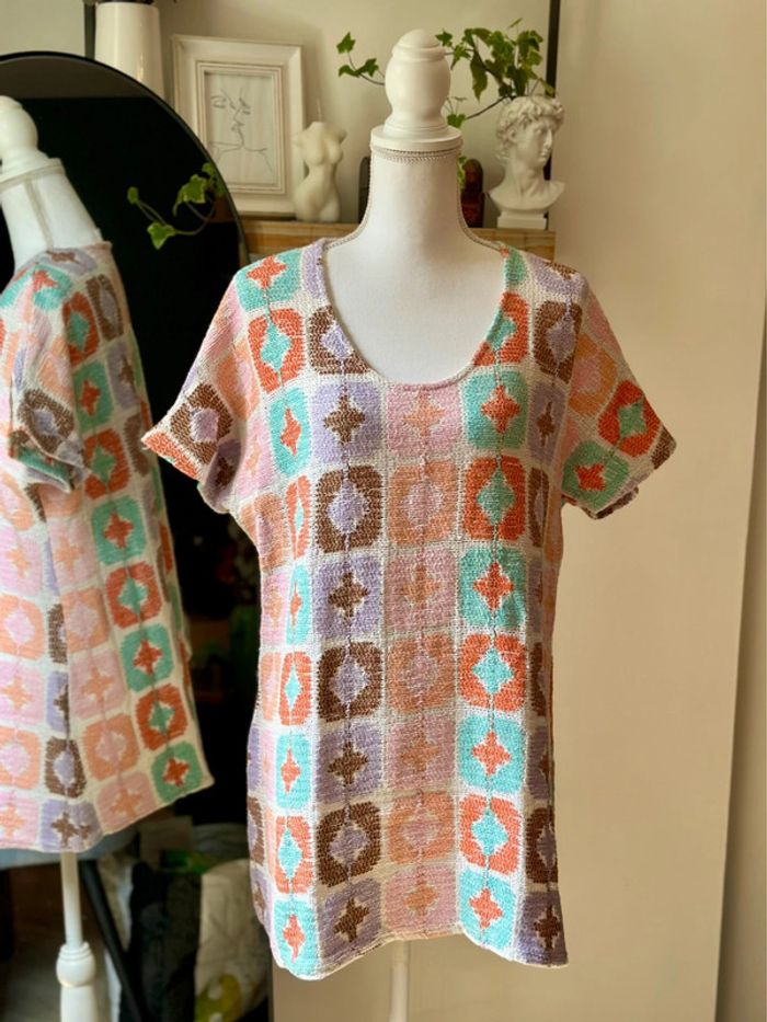 Robe imprimé géométrique Pretty Wire - Taille unique - photo numéro 2