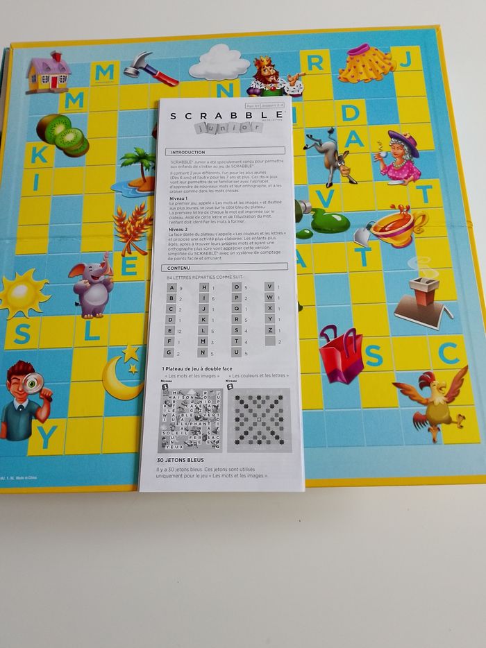 Scrabble junior Mattel games complet - photo numéro 5