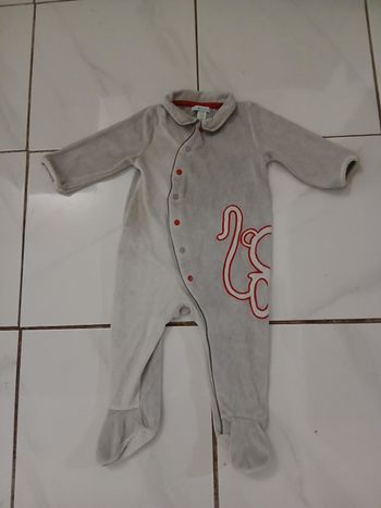 Pyjama 1 piece garcon en coton taille 12 mois marque obabi