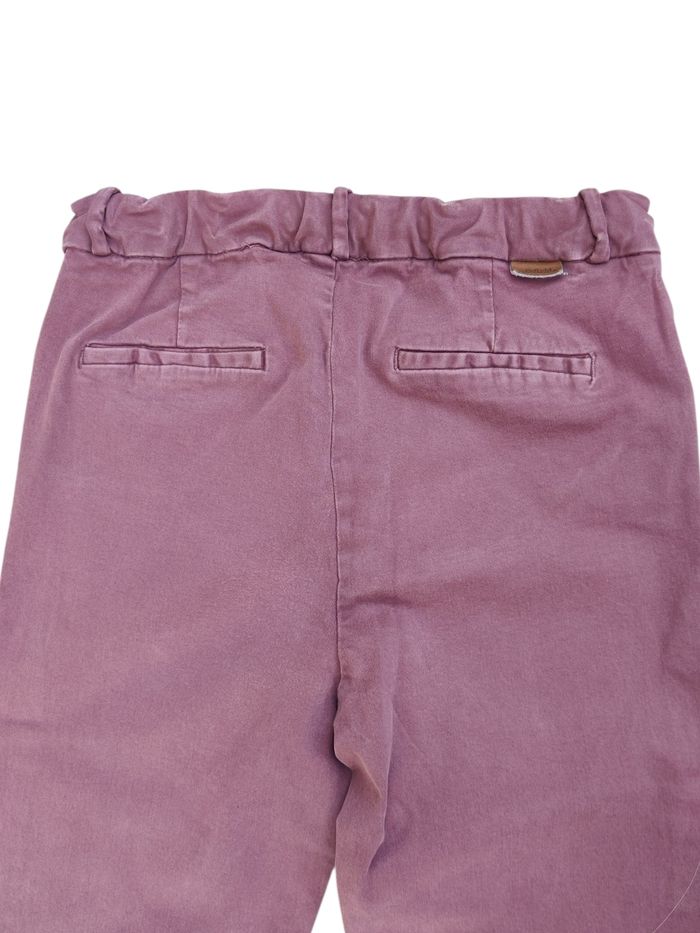 Lot fille 12 ans Zara & H&M – pantalon rose mauve + t-shirt tête de mort strass - photo numéro 5