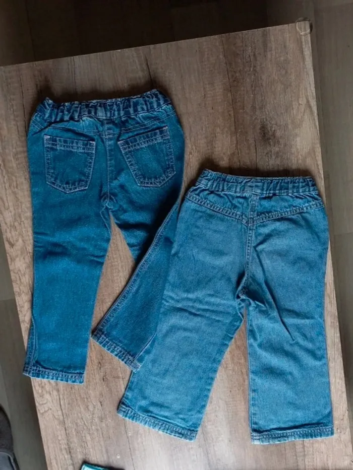 Lot de 2 jeans 2 ans - photo numéro 2