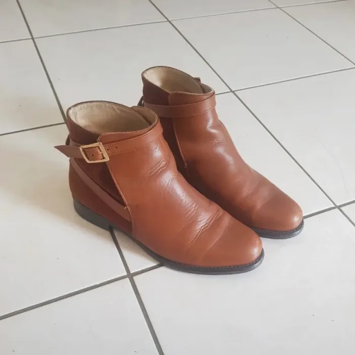 Bottines marron