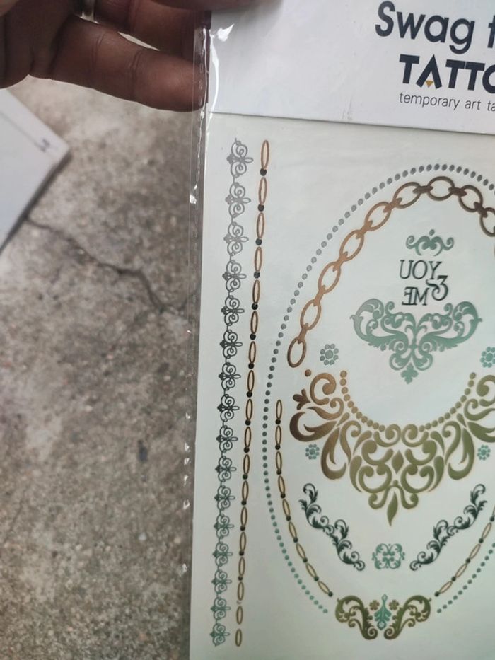 Tatouage plaquette temporaire - photo numéro 2