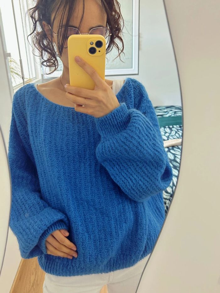 Pull vintage laine et mohair Andromède - photo numéro 4