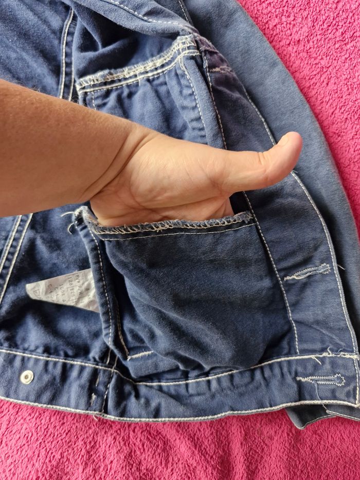 Superbe veste en jean multipoches - photo numéro 9