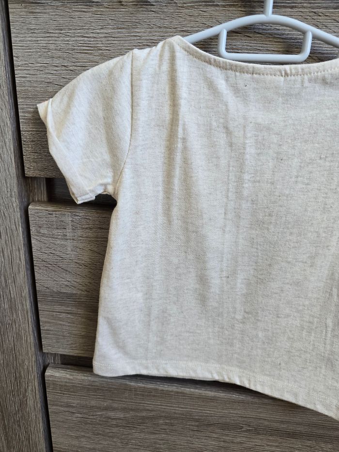 Vêtement Bébé Fille - T-shirt Minnie Beige - Disney - 12 mois - photo numéro 7