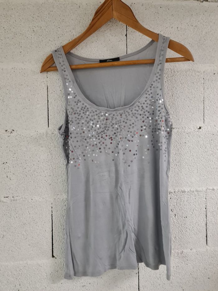 Débardeur paillettes
