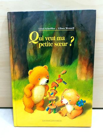 🌺 Livre Grand format : Qui veut ma petite soeur