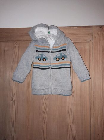 veste gilet avec capuche 12 mois Orchestra