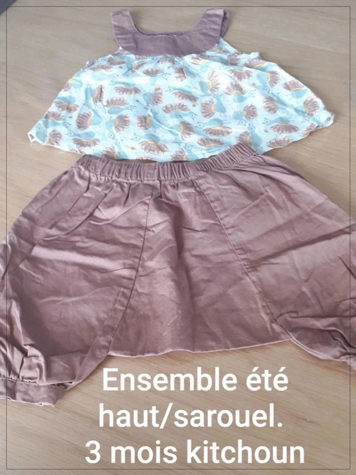 Ensemble été kitchoun 3 mois été - photo numéro 2
