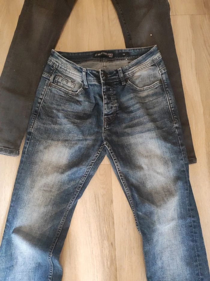 Lot de jean femme taille 38 taille haute - photo numéro 2