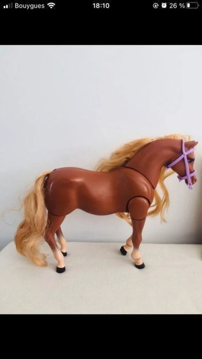 Barbie vintage années 90 cheval et sa calèche - photo numéro 14