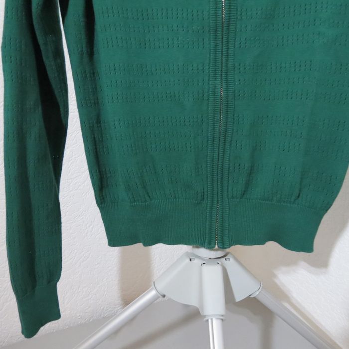 Gilet zippé vert – Taille M – 100 % coton - photo numéro 6