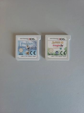 lot 2 jeux 3ds reine des neiges et imagine fashion